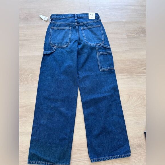 GAP Boys Teen Carpenter Jeans, Medium Wash, Size 12, NWT - Picture 9 of 10